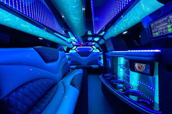 10-passenger limo rental