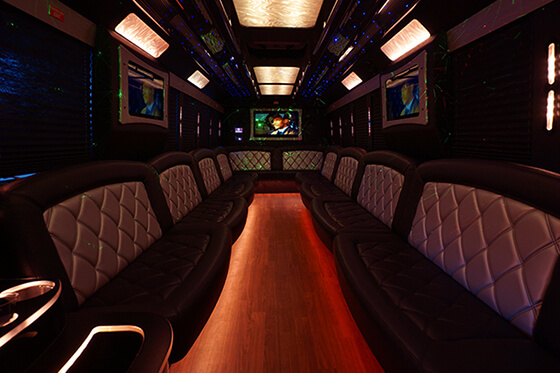 34-passenger party bus services