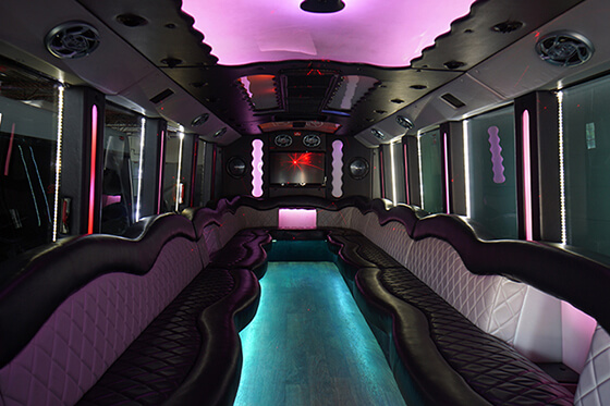 Limo buses in Vancouver